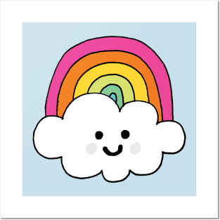 happy cloud Posters and Art